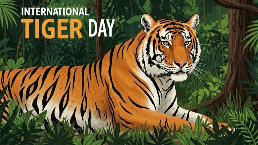 अंतरराष्ट्रीय बाघ दिवस 2025: इतिहास, महत्व और भारत की भूमिका