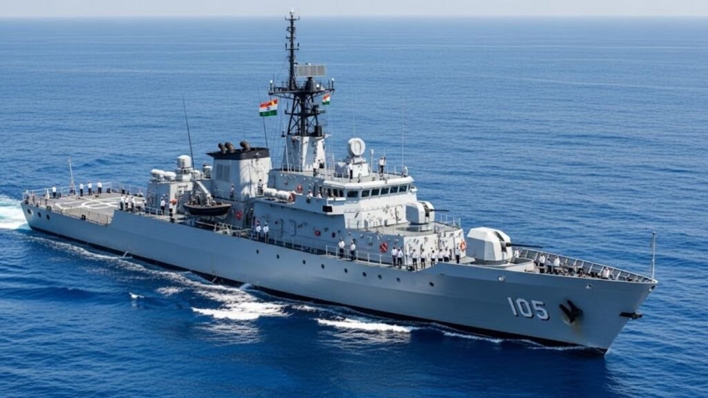 गोवा में भारतीय तटरक्षक बल के तेज़ गश्ती पोत ‘अटल’ का सफल जलावतरण