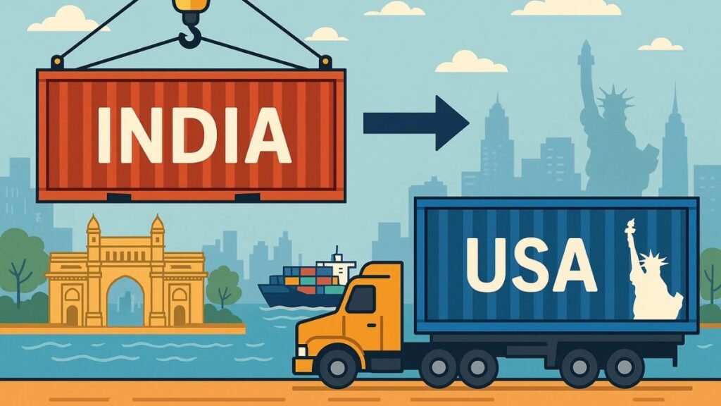 अमेरिका को भारत का निर्यात जुलाई में 20% बढ़ा; द्विपक्षीय व्यापार ने बनाया नया रिकॉर्ड