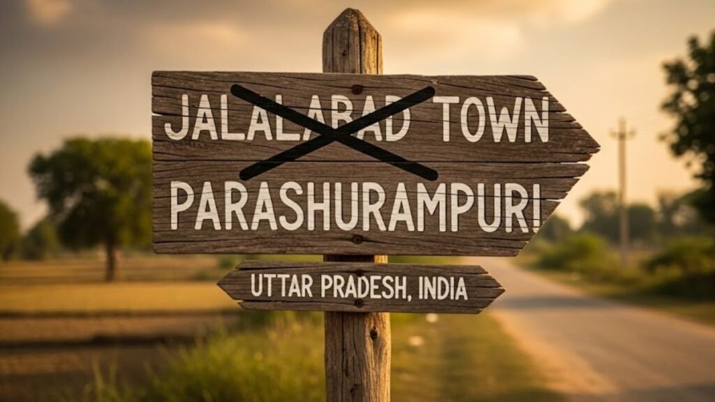 जलालाबाद का नया नाम – अब परशुरामपुरी, केंद्र सरकार ने दी मंजूरी