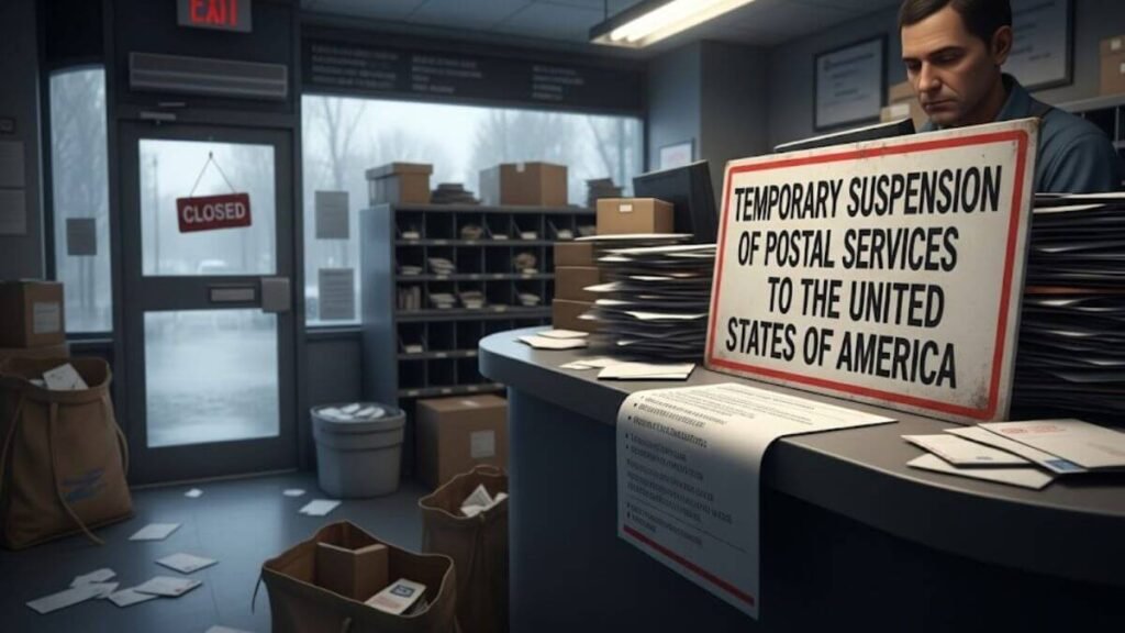 संयुक्त राज्य अमेरिका में डाक सेवा पर अस्थायी रोक