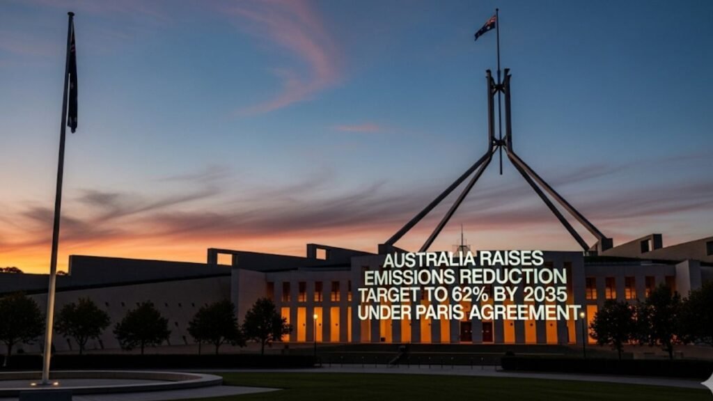 ऑस्ट्रेलिया ने 2035 तक उत्सर्जन लक्ष्य बढ़ाकर 62% किया