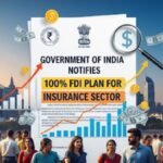 बीमा क्षेत्र में बड़ा बदलाव: सरकार ने अधिसूचित की 100% एफडीआई योजना