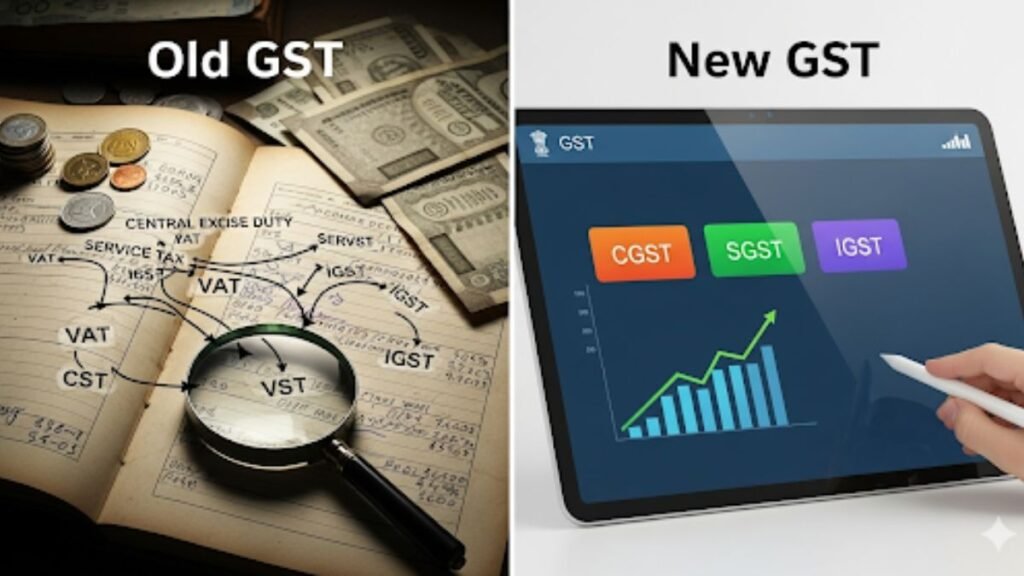 अगली पीढ़ी के जीएसटी सुधार — पुरानी बनाम नई दरें