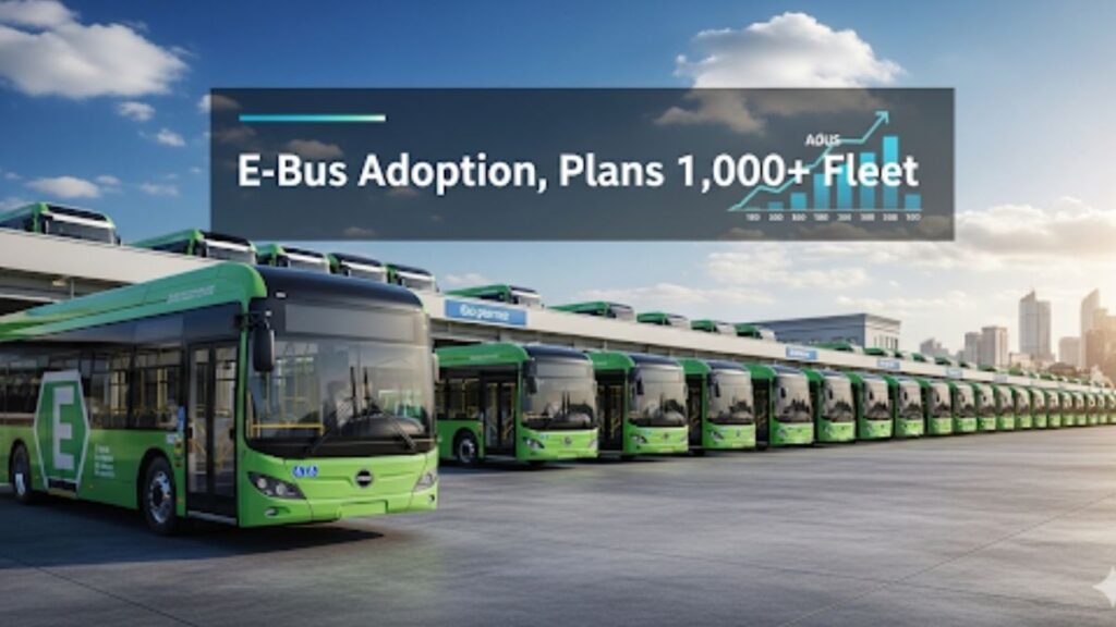 देश में पाँचवें स्थान पर, 1,000 से अधिक इलेक्ट्रिक बसों का बेड़ा तैयार करने की योजना