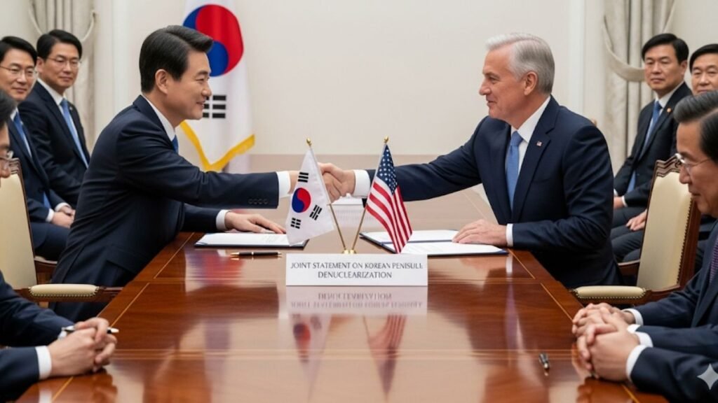 अमेरिका और दक्षिण कोरिया एकजुट: कोरियाई प्रायद्वीप को परमाणु मुक्त बनाने का संकल्प