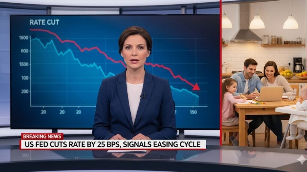 US Fed Rate Cut: फेड ने 25 बेसिस प्वाइंट घटाई ब्याज दरें