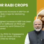 सरकार ने रबी फसलों के MSP में बढ़ोतरी की घोषणा