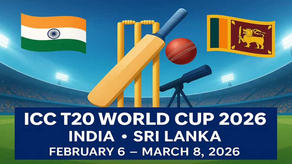 ICC T20 विश्व कप 2026: कार्यक्रम, योग्य टीमें, स्थान और मुख्य विवरण