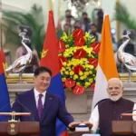 भारत और मंगोलिया ने 70 साल पूरे होने पर समझौता ज्ञापन पर हस्ताक्षर किए, मुफ्त वीज़ा की घोषणा