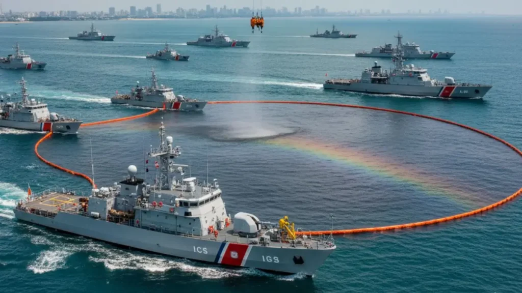 भारतीय तटरक्षक बल ने चेन्नई तट पर 10वां NATPOLREX अभ्यास सफलतापूर्वक आयोजित किया