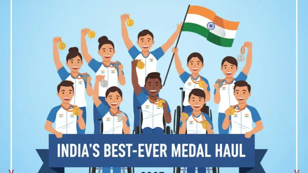 विश्व पैरा एथलेटिक्स चैंपियनशिप 2025: भारत का अब तक का सर्वश्रेष्ठ पदक प्रदर्शन