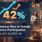 भारत में महिला कार्यबल की भागीदारी 2023-24 में बढ़कर 42% हुई
