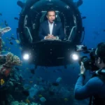पलाऊ में दुनिया का पहला लाइव अंडरवाटर इंटरव्यू आयोजित किया गया।