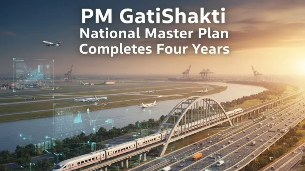 प्रधानमंत्री गतिशक्ति राष्ट्रीय मास्टर प्लान: चार वर्षों में बुनियादी ढांचे का कायापलट