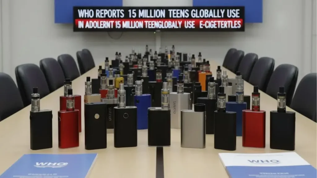 WHO ने किशोरों में वेपिंग की बढ़ती प्रवृत्ति को वैश्विक लत का खतरा बताया