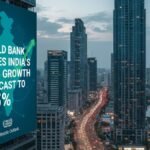 विश्व बैंक ने भारत के वित्त वर्ष 2025-26 के विकास अनुमान को बढ़ाकर 6.5%