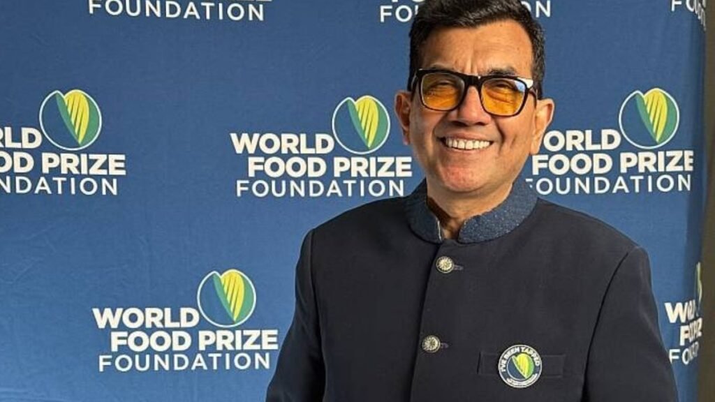 शेफ संजीव कपूर को “टॉप एग्री-फूड पायनियर्स 2025” सम्मान