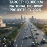 वित्त वर्ष 2026 में केंद्र का बड़ा लक्ष्य: 10,000 किलोमीटर राष्ट्रीय राजमार्ग परियोजनाओं को मंजूरी देने की तैयारी