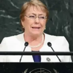 संयुक्त राष्ट्र की पूर्व मानवाधिकार प्रमुख मिशेल बैचलेट को इंदिरा गांधी शांति पुरस्कार से सम्मानित किया गया है।