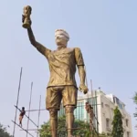 कोलकाता में लियोनेल मेस्सी की 70 फुट ऊंची लोहे की मूर्ति का अनावरण, फुटबॉल प्रेमियों में जश्न का माहौल