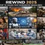 2025 पर एक नज़र: भारत और दुनिया भर में सुर्खियों में छाए रहने वाले शीर्ष 10 मुद्दे