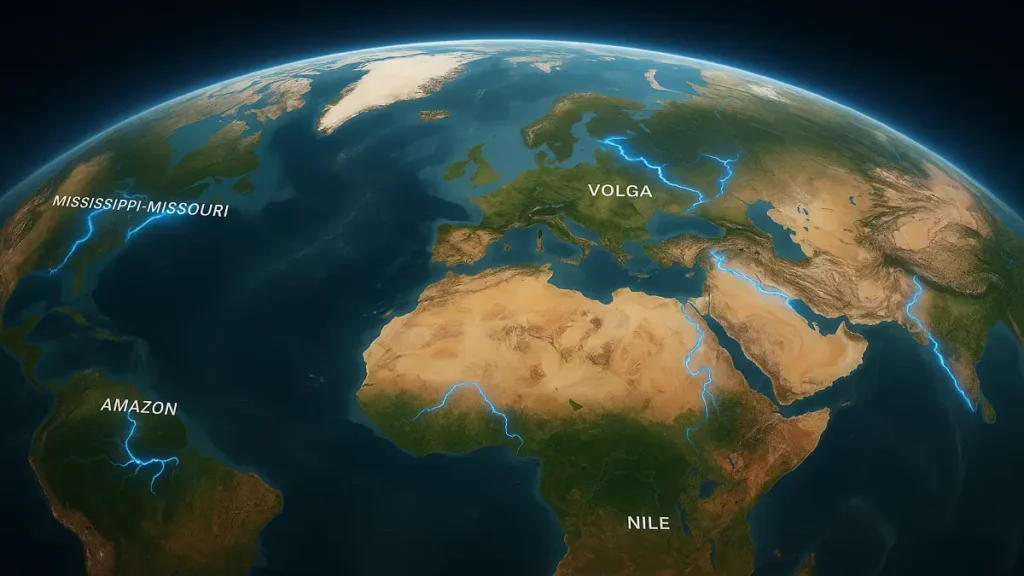 दुनिया की सबसे लंबी नदियाँ: देश-वार और महाद्वीप-वार अवलोकन