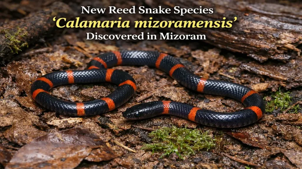 मिजोरम में खोजी गई नई रीड स्नेक प्रजाति, भारत की जैव विविधता में एक और अहम खोज