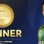साहिबज़ादा फ़रहान बने ICC प्लेयर ऑफ़ द मंथ (फरवरी 2026)